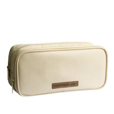 得力新款大容量多层简约笔袋