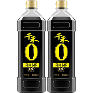 【详情领优惠】千禾厨房调味御藏本酿380天1.17kg*2瓶特级生抽