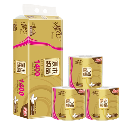 清风卷纸4层140g×10卷