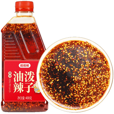 稻稻熊四川正宗辣椒油红油辣椒酱
