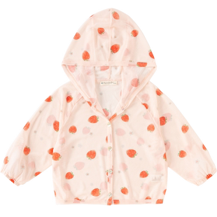 包邮戴维贝拉儿童外套2025夏装男童防蚊衫女宝宝外搭罩衫薄纱上衣