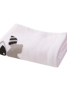 Actuel印花童巾（粉）25*48cm