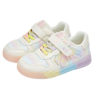 泰兰尼斯童鞋春秋新款闪灯鞋运动鞋女童可控开关儿童发光鞋子板鞋