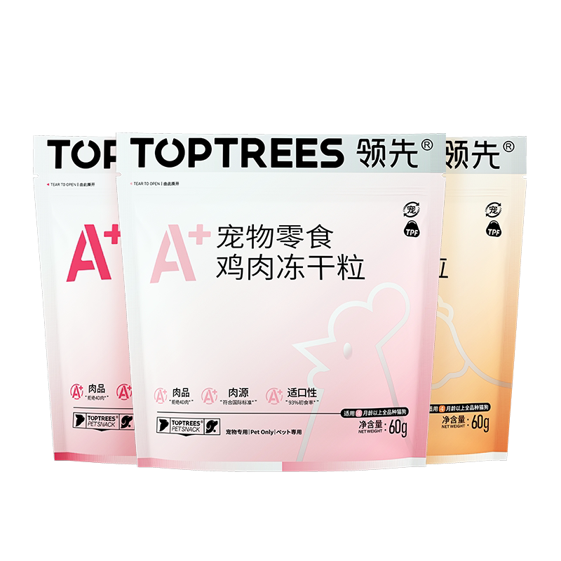 Toptrees领先冻干猫零食