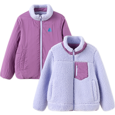 巴拉巴拉运动冬儿童两面穿外套