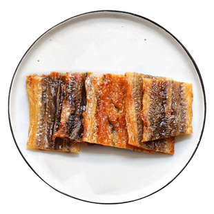 遇上鲜现烤鳗鱼片丝鱼干蜜汁即食海鲜零食干货舟山宁波特产小吃
