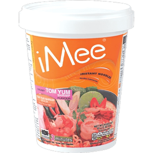 【泰国进口】iMee艾米方便面3杯面装冬荫功虾味夜宵速食网红零食