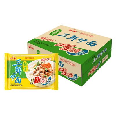 华丰三鲜排骨味方便面88g×24袋