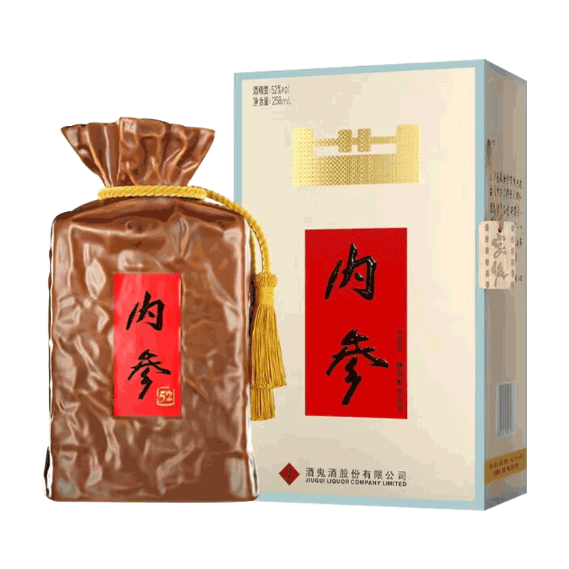 酒鬼酒馥郁香型52度白酒258ml