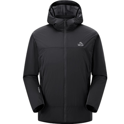 伯希和登山聚热连帽保暖户外棉服