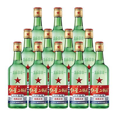红星中华老字号二锅头500ml*12瓶