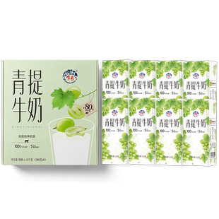 云南乍甸青提牛奶200g*8盒学生奶儿童奶早餐奶果味奶风味奶3.30产