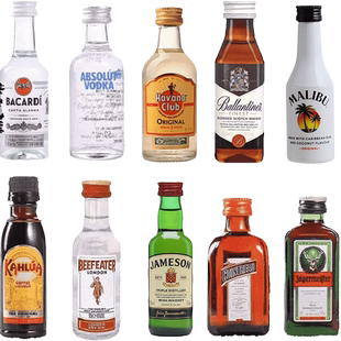 便利店调酒迷你洋酒小酒版 烘焙伏特加小瓶利口酒威士忌