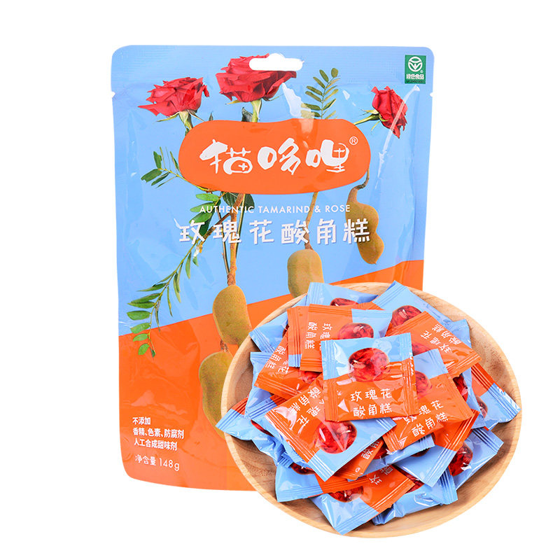 猫哆哩玫瑰花酸角糕148g/袋|msdalam kategori makanan ringan/Nuts/Specialty, Manisan/jujube/Plum/buah-buahan kering, Tamarind - dari Buy2taobao.com untuk memberikan perkhidmatan ejen Taobao profesional membeli