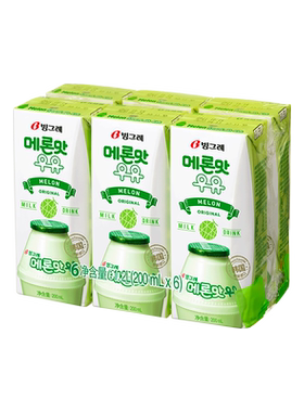 宾格瑞韩国哈密瓜牛奶低脂低钠