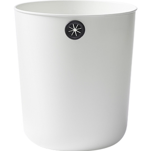 美宝琳12L大容量垃圾桶家用加厚创意圆孔承重力强轻奢高档简约1只