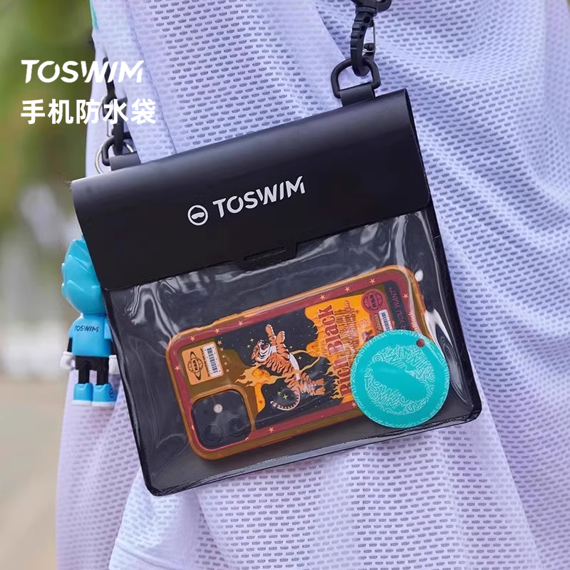 通用触屏拍照手机防水袋TOSWIM