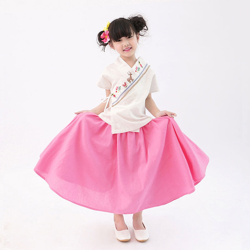 Jupe fillette en lin - Ref 2049766 Image 3