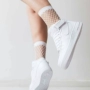  AIR FORCE 1 MID AF1 Không quân số 1 Nữ Trung bình Giày cổ điển giản dị 366731-100 - Dép / giày thường giày nữ thể thao