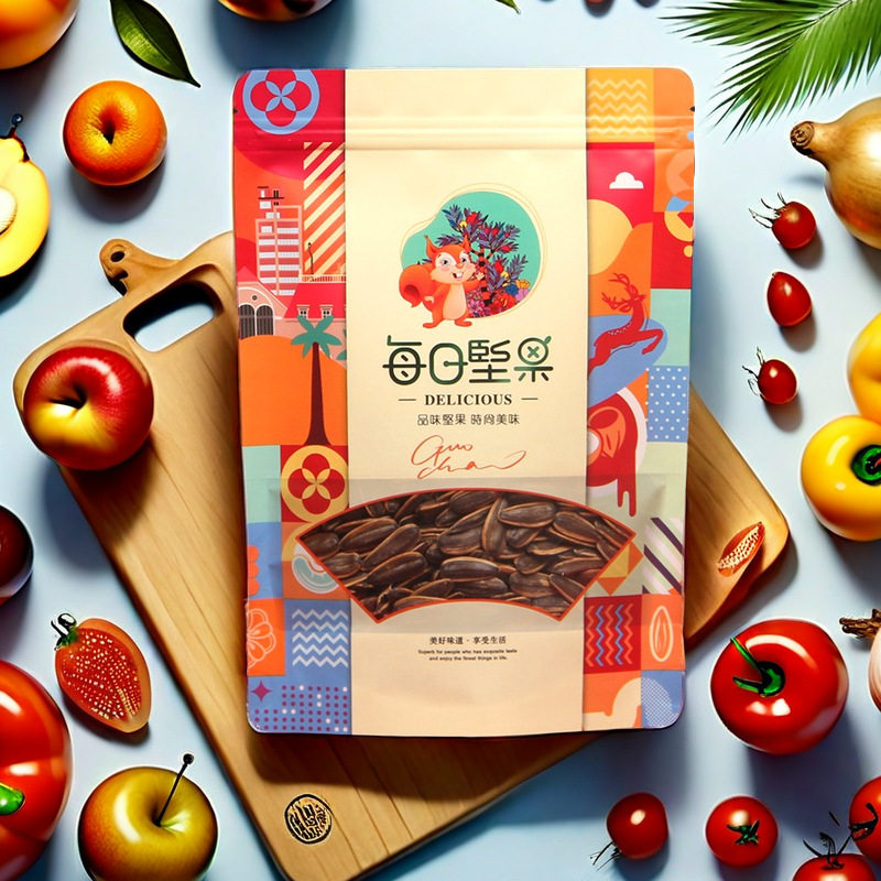 白牛皮纸包装袋每日坚果食品袋坚果干果核桃杏仁礼品袋休闲食品袋