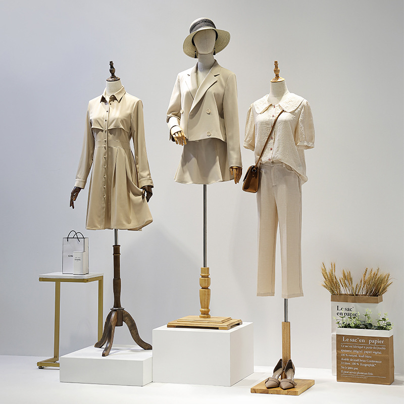 服装店模特道具女半身人体婚纱展