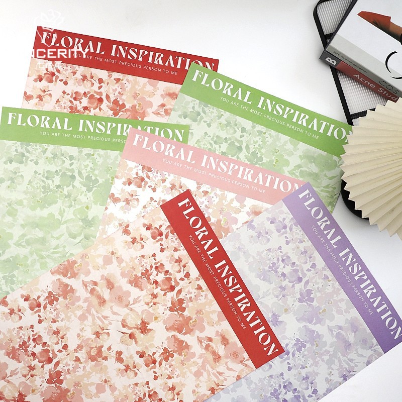 七色堇鲜花包装纸花束包花纸诗词