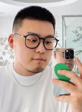 MAXB眼睛框镜架男潮大脸加宽