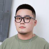 maxbears大脸近视眼镜男潮防蓝光平光镜可变色散光黑框装 饰眼镜框