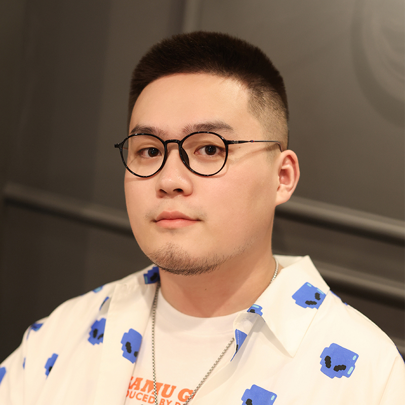 maxbears小圆框潮男大脸装饰眼镜