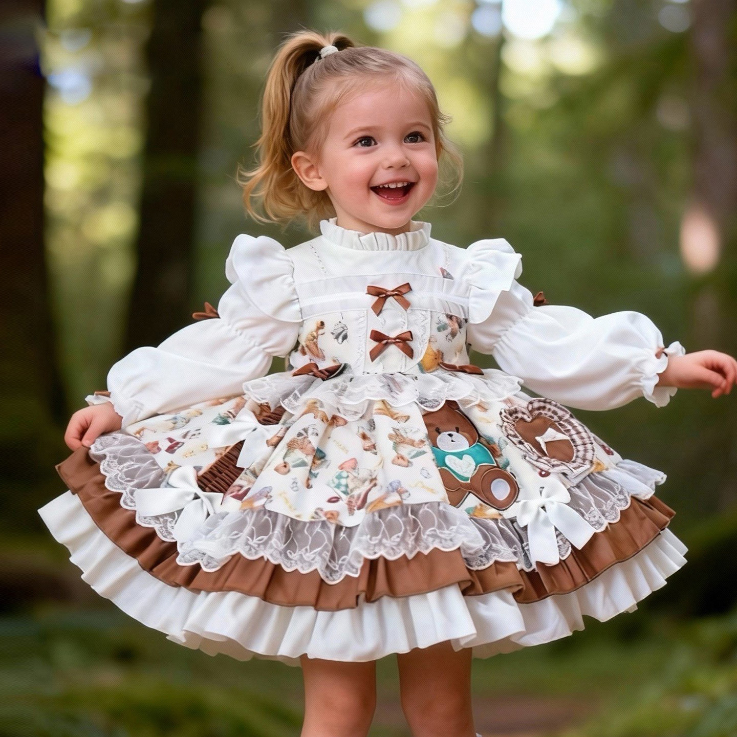女童拉布布连衣裙2026春季新款甜美可爱风洋气女孩洛丽塔公主裙,童装/婴儿装/亲子装,连衣裙,淘宝优惠券,粉丝福利购,淘宝优惠卷
