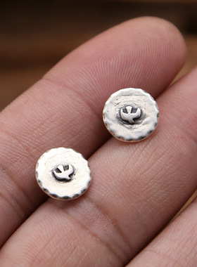 925纯银泰银高桥吾郎goro s羽毛飞鹰耳钉男女复古个性潮鹿晗同款