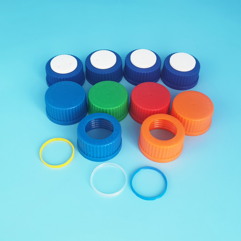 gl45盖子开孔牛丝口硅胶密封圈