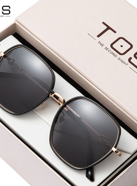 GM墨镜女男太阳镜眼镜夏防晒开车偏光防紫外线高级感大脸2025新款