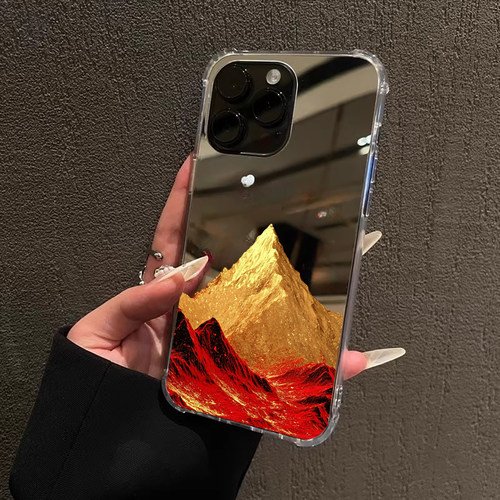 一路长虹iPhone17e苹果14手机壳16ProMax荣耀90发财金山15华为Mate70Pro镜面P80小米vivo女13新中式opppo男女