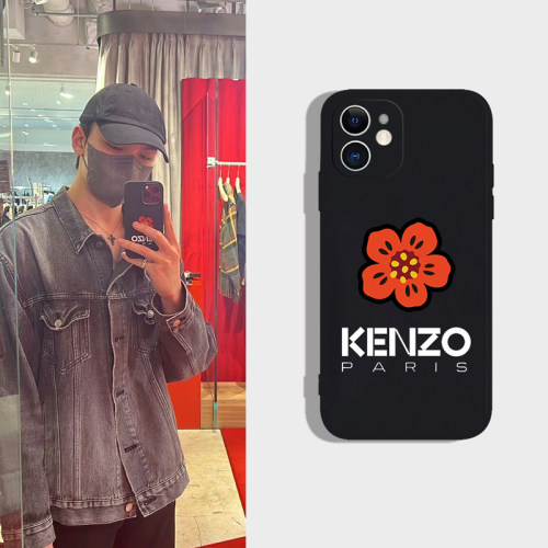 VERNON崔韩率同款适用iPhone17苹果15手机壳16ProMax潮牌红花11情侣X华为Mate50小米13硅胶OPPOVIVO简约Kenzo