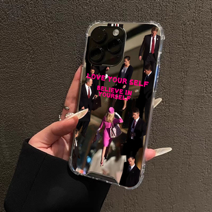 律政俏佳人苹果适用iPhone15苹果17手机壳16ProMax荣耀90相信华为Mate70Pro镜面P70补妆oppo爱自己vivo女性软