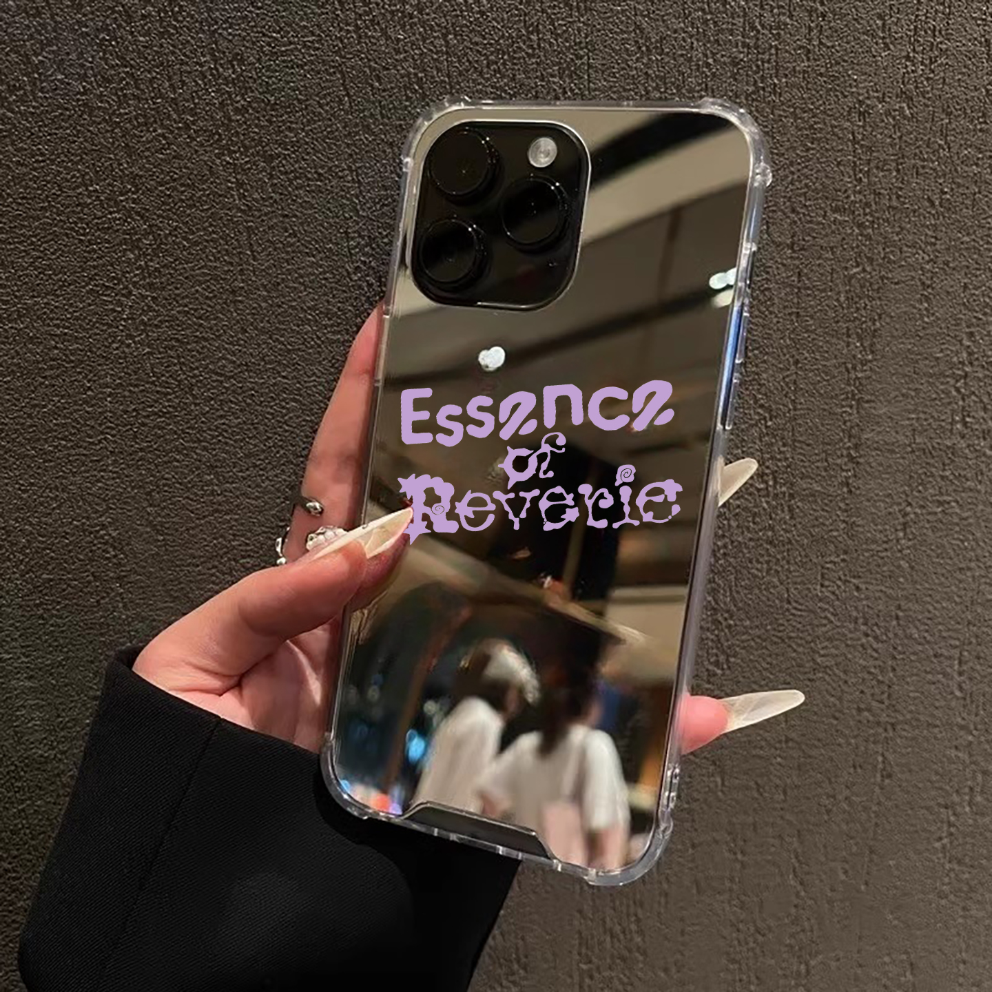 bolo5适用iPhone17苹果15手机壳16ProMax荣耀100华为Mate60边伯贤同款镜面P70补妆oppo个性vivo高级感软创意