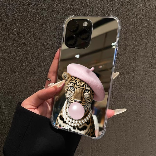 甜辣风豹子小姐适用iPhone18ProMax苹果17e手机壳华为PuraXView阔直屏16奢华15镜面P80小米13三星S暴富Mate14