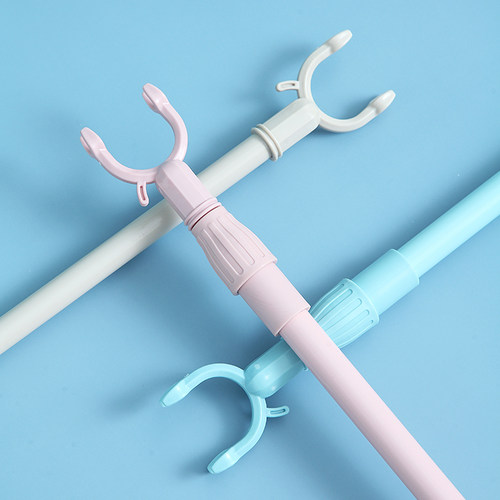 伸缩晾衣服阳台衣挂衣杆撑衣架