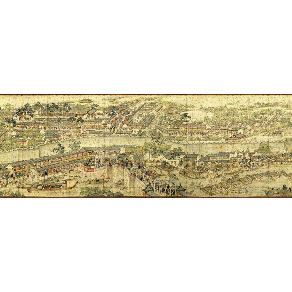 木质成人拼图清明上河图1000超大姑苏繁华图万年桥全新升级1200片