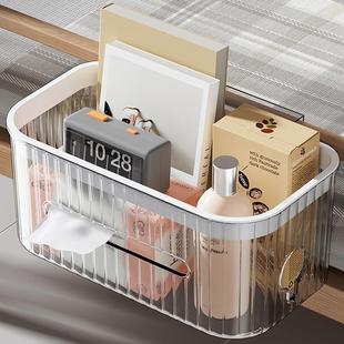 日本进口精工床边置物架床上隔板挂篮衣服收纳柜神器床头改造盒