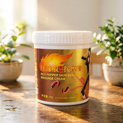 YAZLAN红辣椒发热紧致按摩膏1kg