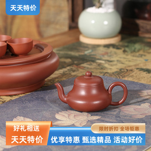 新款 潮州日式 手拉壶梨壶工夫茶壶家用全手工花茶出水好密封断水