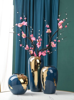 创意挂件新款北欧治愈花瓶摆件客厅插花干花简约家居装饰品电视柜