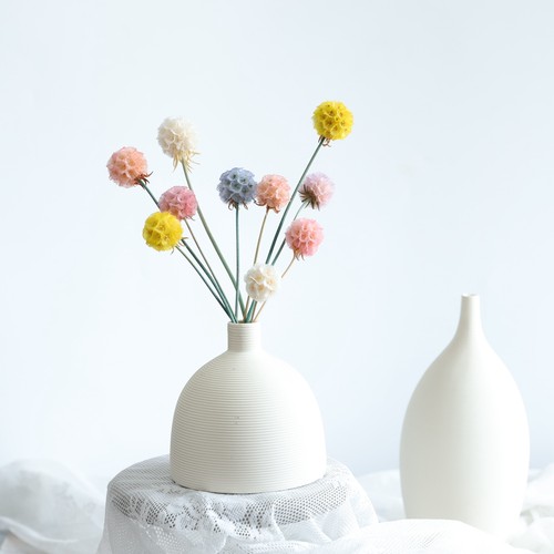 等花来风车果永生花diy松虫果花