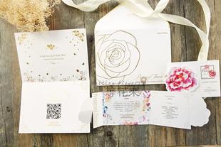 永生花礼物成品纸制礼品袋 永生花贺卡信封保养卡片包装袋