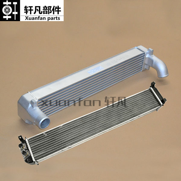 适用奇瑞瑞虎7虎8 5X艾瑞泽57 GX中冷器涡轮增压低温散热器总成