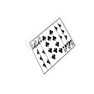 夹大Q跳动的Q梅花顺牌大舞台效果好经典牌类震撼魔术道具