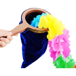 乾坤袋空袋出花出物可出任何物品震撼表演舞台魔术道具