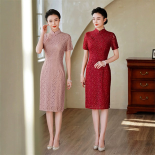 名兰世家官方懿菲梦至超逸红颜槿爷华族经典旗袍先生崔万志旗舰店